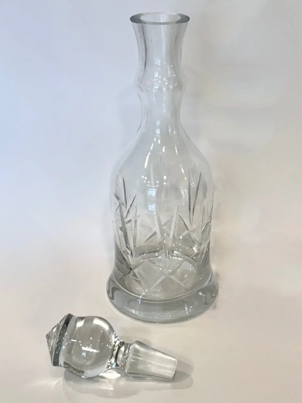 Vintage Cut Glass 13.25